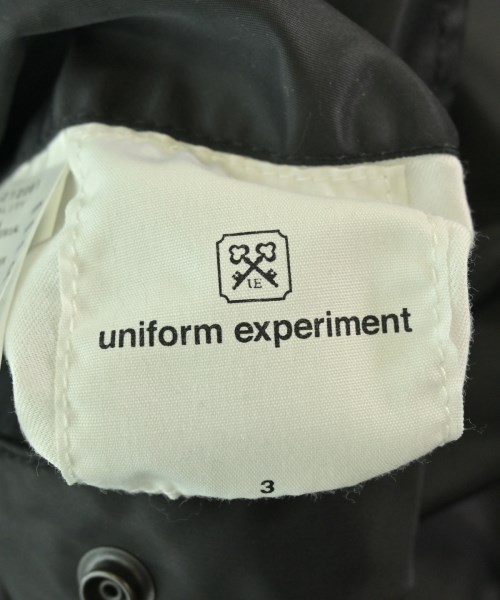 uniform experiment（ユニフォームエクスペリメント）ミリタリーブルゾン 黒 サイズ:3(L位) メンズ/2200672102011