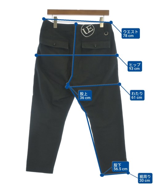 uniform experiment（ユニフォームエクスペリメント）チノパン 黒 サイズ:1(S位) メンズ/2200672401138