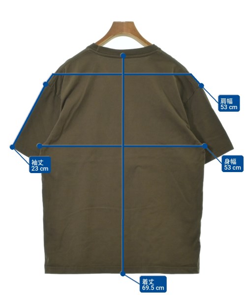 uniform experiment（ユニフォームエクスペリメント）Tシャツ・カットソー 茶 サイズ:2(M位) メンズ/2200730501022