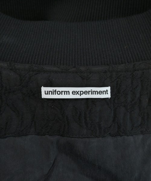 uniform experiment（ユニフォームエクスペリメント）ブルゾン 黒 サイズ:4(XL位) メンズ/2200729338776