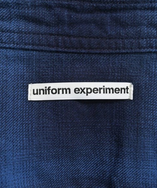 uniform experiment（ユニフォームエクスペリメント）カジュアルシャツ 青 サイズ:3(L位) メンズ/2200729338905