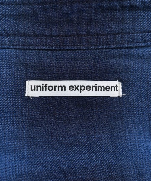 uniform experiment（ユニフォームエクスペリメント）カジュアルシャツ 青 サイズ:4(XL位) メンズ/2200729338929