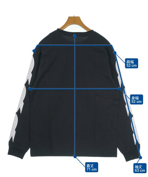 uniform experiment（ユニフォームエクスペリメント）Tシャツ・カットソー 黒 サイズ:1(S位) メンズ/2200729338998