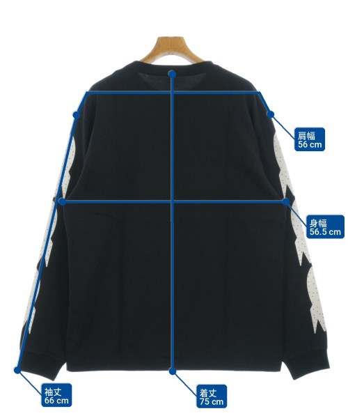 uniform experiment（ユニフォームエクスペリメント）Tシャツ・カットソー 黒 サイズ:3(L位) メンズ/2200731198023
