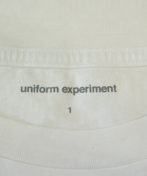 uniform experiment（ユニフォームエクスペリメント）Tシャツ・カットソー 白 サイズ:1(S位) メンズ/2200731198030