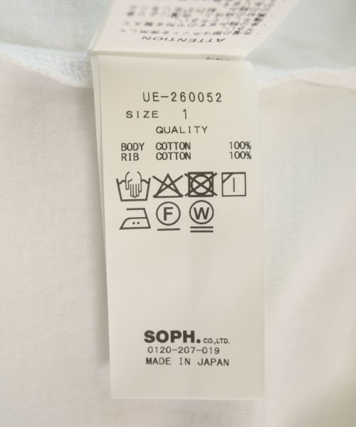 uniform experiment（ユニフォームエクスペリメント）Tシャツ・カットソー 白 サイズ:1(S位) メンズ/2200731198030