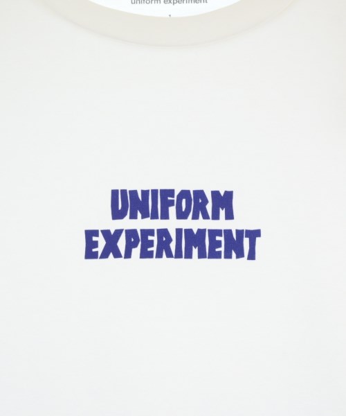 uniform experiment（ユニフォームエクスペリメント）Tシャツ・カットソー 白 サイズ:1(S位) メンズ/2200731198030