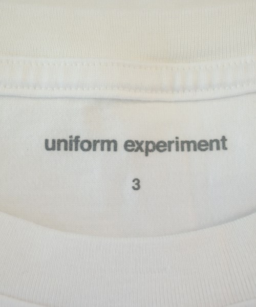 uniform experiment（ユニフォームエクスペリメント）Tシャツ・カットソー 白 サイズ:3(L位) メンズ/2200731198047
