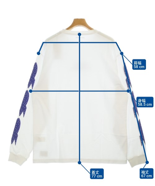 uniform experiment（ユニフォームエクスペリメント）Tシャツ・カットソー 白 サイズ:4(XL位) メンズ/2200731198061