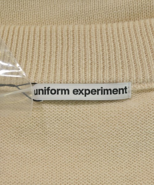 uniform experiment（ユニフォームエクスペリメント）カーディガン ベージュ サイズ:4(XL位) メンズ/2200731587193