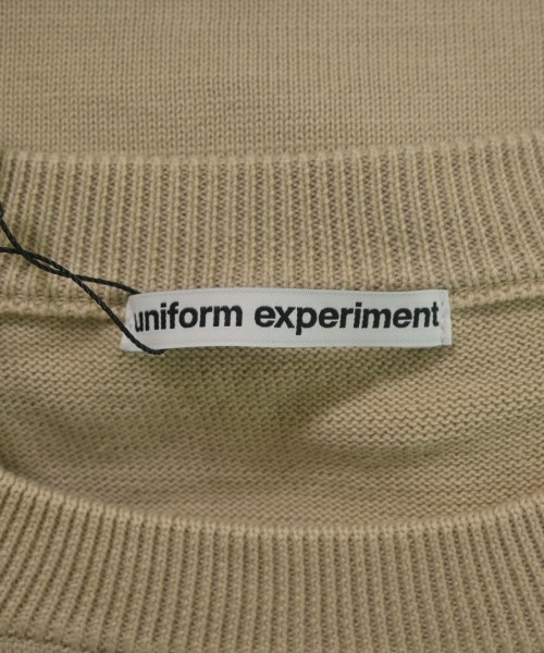 uniform experiment（ユニフォームエクスペリメント）ニット・セーター ベージュ サイズ:1(S位) メンズ/2200731587247