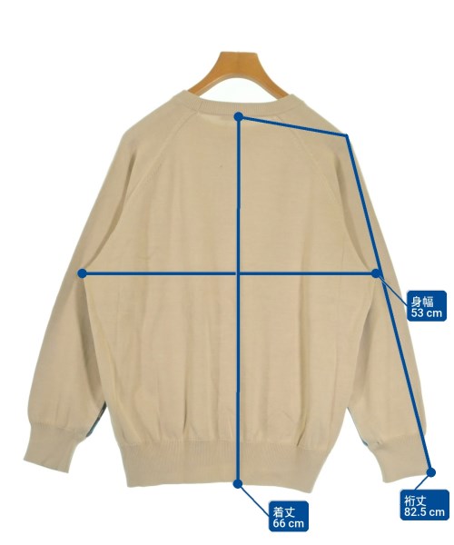 uniform experiment（ユニフォームエクスペリメント）ニット・セーター ベージュ サイズ:1(S位) メンズ/2200731587247
