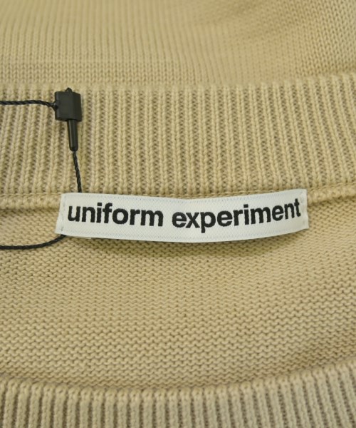 uniform experiment（ユニフォームエクスペリメント）ニット・セーター ベージュ サイズ:3(L位) メンズ/2200731587445