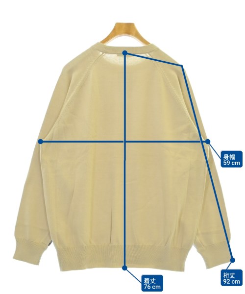 uniform experiment（ユニフォームエクスペリメント）ニット・セーター ベージュ サイズ:3(L位) メンズ/2200731587445