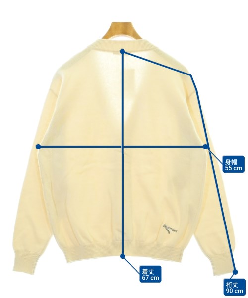 uniform experiment（ユニフォームエクスペリメント）カーディガン 白 サイズ:1(S位) メンズ/2200731587476