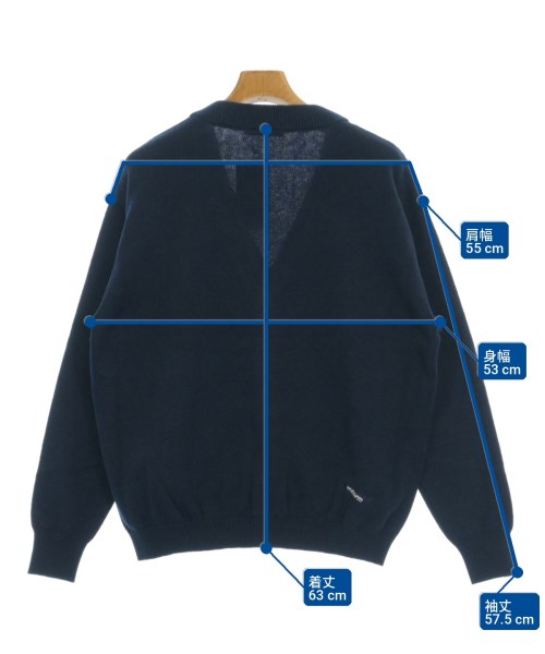 uniform experiment（ユニフォームエクスペリメント）カーディガン 紺 サイズ:1(L位) メンズ/2200731587506