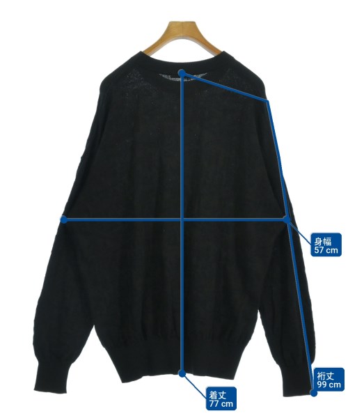 uniform experiment（ユニフォームエクスペリメント）ニット・セーター 黒 サイズ:5(XXL位) メンズ/2200731587551