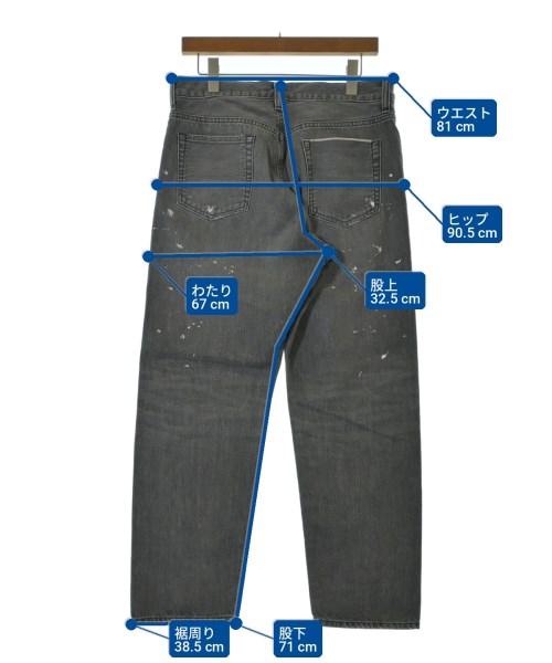 uniform experiment（ユニフォームエクスペリメント）デニムパンツ グレー サイズ:2(M位) メンズ/2200731587612