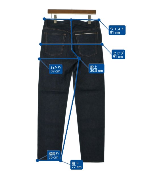 uniform experiment（ユニフォームエクスペリメント）デニムパンツ 紺 サイズ:1(S位) メンズ/2200731587674