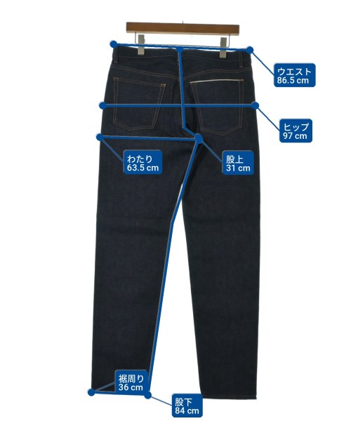 uniform experiment（ユニフォームエクスペリメント）デニムパンツ 紺 サイズ:3(L位) メンズ/2200731587698