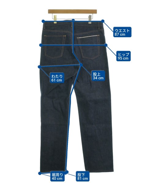 uniform experiment（ユニフォームエクスペリメント）デニムパンツ 紺 サイズ:3(L位) メンズ/2200731587735