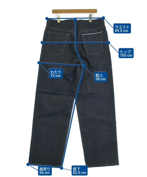 uniform experiment（ユニフォームエクスペリメント）デニムパンツ 紺 サイズ:5(XXL位) メンズ/2200731587766