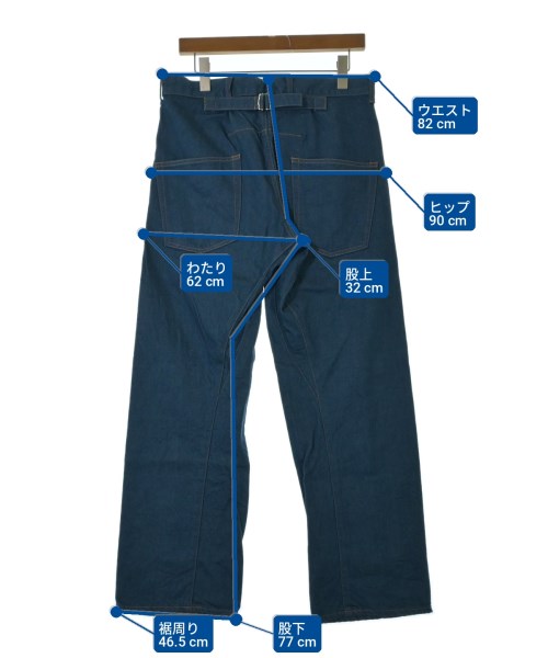 uniform experiment（ユニフォームエクスペリメント）デニムパンツ 青 サイズ:3(L位) メンズ/2200731587803