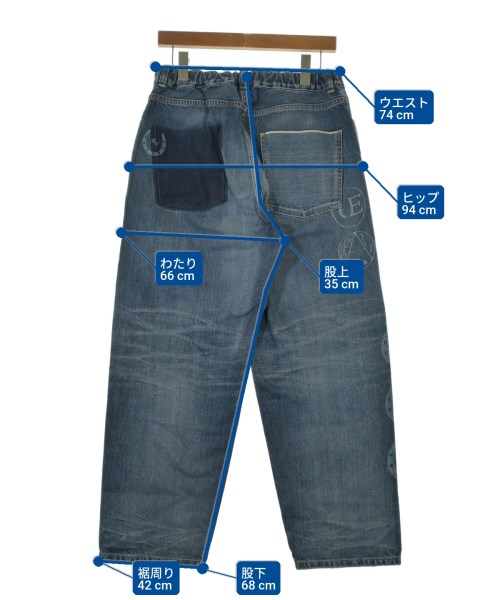 uniform experiment（ユニフォームエクスペリメント）デニムパンツ 紺 サイズ:1(S位) メンズ/2200731587810