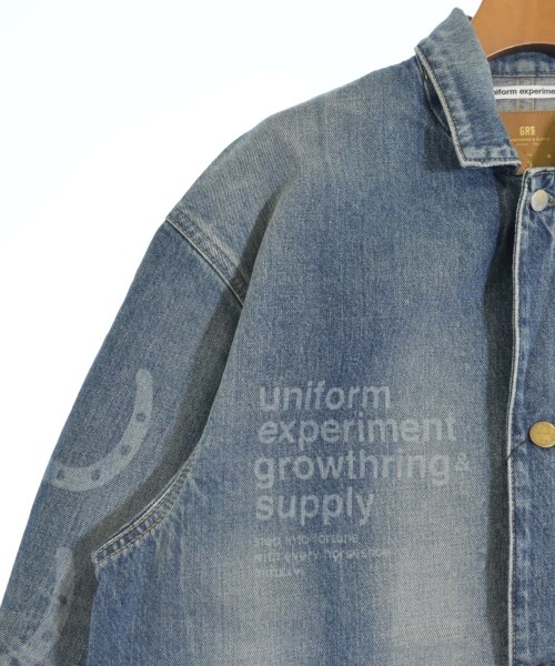 uniform experiment（ユニフォームエクスペリメント）デニムジャケット 青 サイズ:1(S位) メンズ/2200731587827