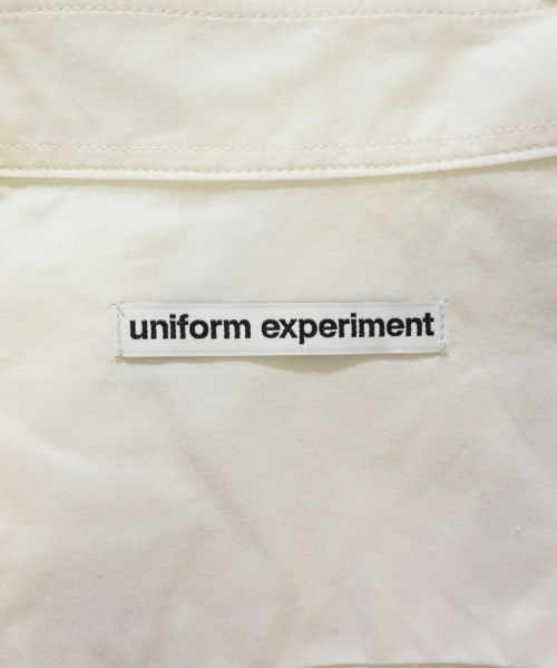 uniform experiment（ユニフォームエクスペリメント）カジュアルシャツ 白 サイズ:3(L位) メンズ/2200731587889