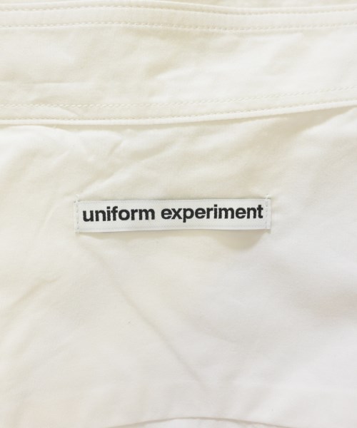 uniform experiment（ユニフォームエクスペリメント）カジュアルシャツ 白 サイズ:4(XL位) メンズ/2200731587896