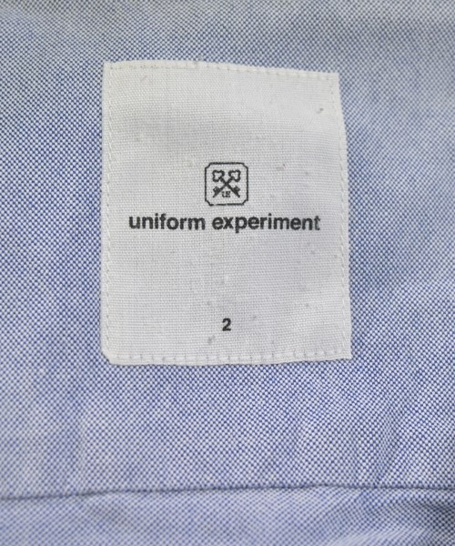 uniform experiment（ユニフォームエクスペリメント）カジュアルシャツ 青 サイズ:2(M位) メンズ/2200733774010