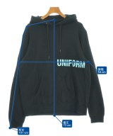 uniform experiment（ユニフォームエクスペリメント）パーカー 黒 サイズ:3(L位) メンズ/2200728327184