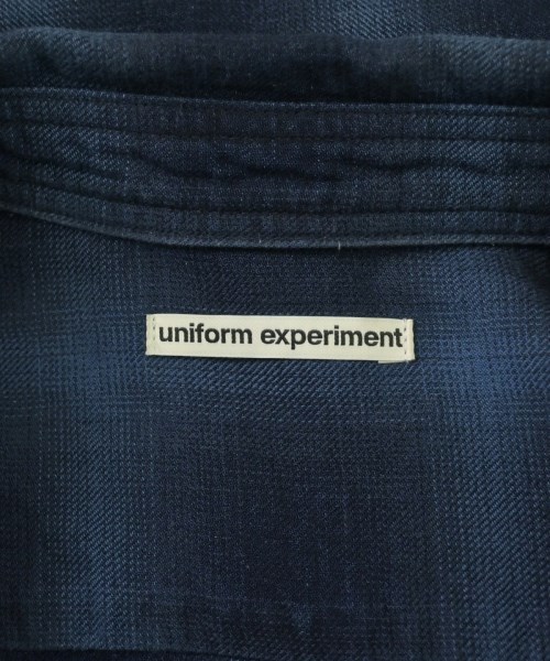uniform experiment（ユニフォームエクスペリメント）カジュアルシャツ 青 サイズ:1(S位) メンズ/2200720132021