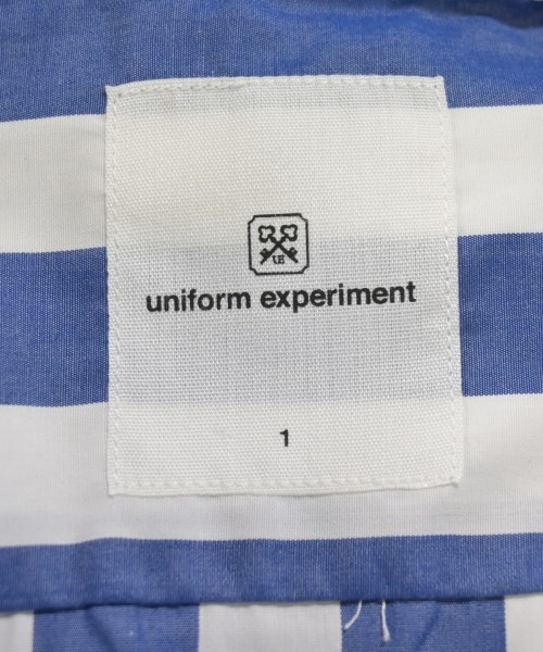 uniform experiment（ユニフォームエクスペリメント）カジュアルシャツ 青 サイズ:1(S位) メンズ/2200718745028