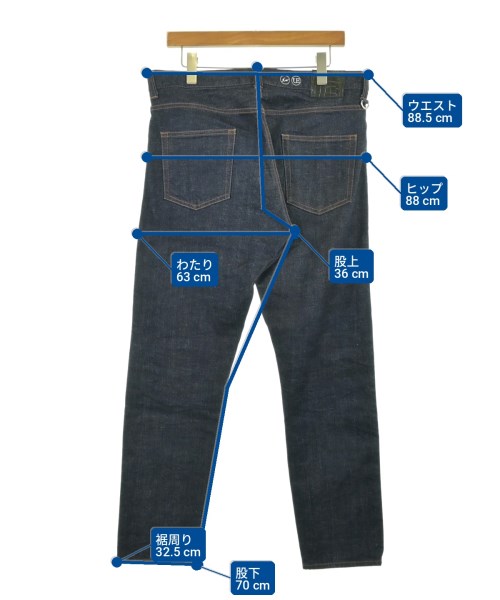 uniform experiment（ユニフォームエクスペリメント）デニムパンツ 紺 サイズ:2(M位) メンズ/2200718745165