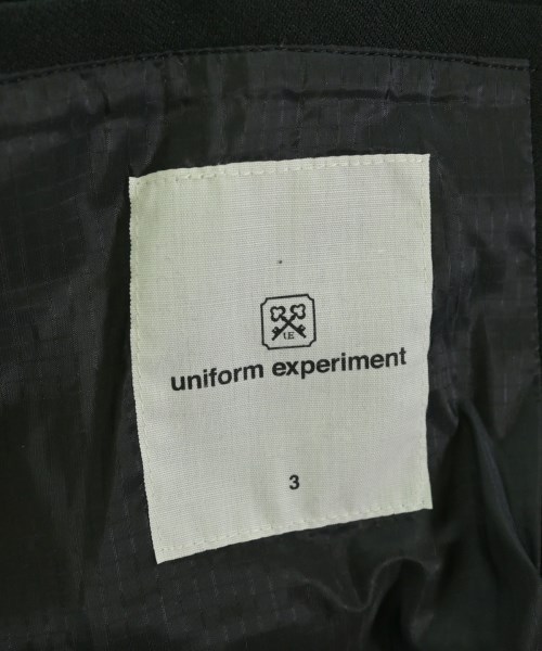 uniform experiment（ユニフォームエクスペリメント）ジャケット 黒 サイズ:3(L位) メンズ/2200717268092