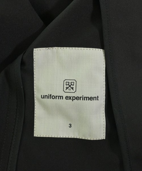 uniform experiment（ユニフォームエクスペリメント）ジャケット 黒 サイズ:3(L位) メンズ/2200717268146