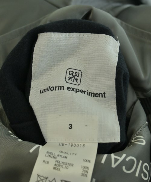 uniform experiment（ユニフォームエクスペリメント）ミリタリーブルゾン グレー サイズ:3(L位) メンズ/2200722008010
