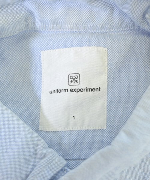 uniform experiment（ユニフォームエクスペリメント）カジュアルシャツ 青 サイズ:1(S位) メンズ/2200722645031