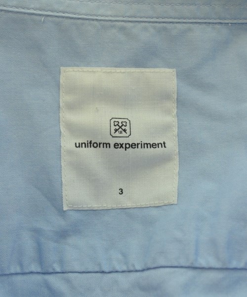 uniform experiment（ユニフォームエクスペリメント）カジュアルシャツ 青 サイズ:3(L位) メンズ/2200725122058