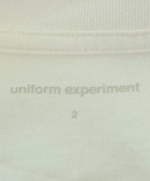 uniform experiment（ユニフォームエクスペリメント）Tシャツ・カットソー 白 サイズ:2(M位) メンズ/2200722851036