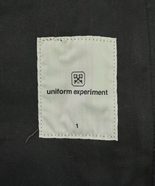 uniform experiment（ユニフォームエクスペリメント）ミリタリーブルゾン 黒 サイズ:1(S位) メンズ/2200722423035