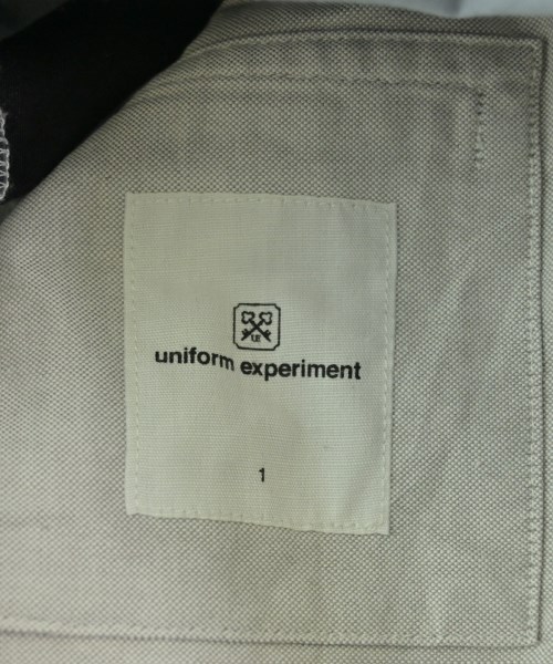 uniform experiment（ユニフォームエクスペリメント）カジュアルシャツ グレー サイズ:1(S位) メンズ/2200682602020
