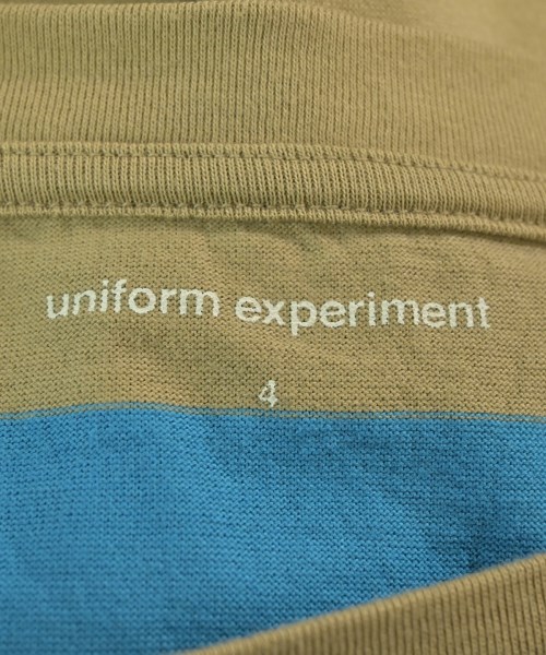 uniform experiment（ユニフォームエクスペリメント）Tシャツ・カットソー 青 サイズ:4(XL位) メンズ/2200683878028