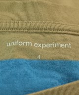uniform experiment（ユニフォームエクスペリメント）Tシャツ・カットソー 青 サイズ:4(XL位) メンズ/2200683878028