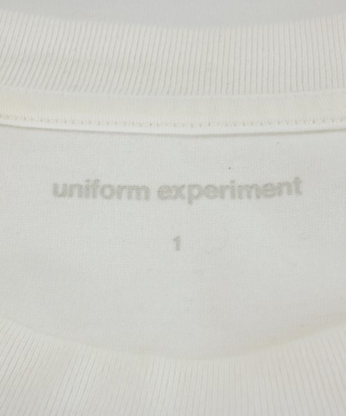uniform experiment（ユニフォームエクスペリメント）Tシャツ・カットソー 白 サイズ:1(S位) メンズ/2200684713021