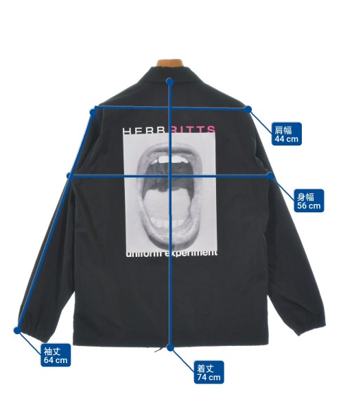 uniform experiment（ユニフォームエクスペリメント）ブルゾン 黒 サイズ:2(M位) メンズ/2200686463023