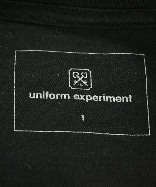 uniform experiment（ユニフォームエクスペリメント）Tシャツ・カットソー 黒 サイズ:1(S位) メンズ/2200684609089