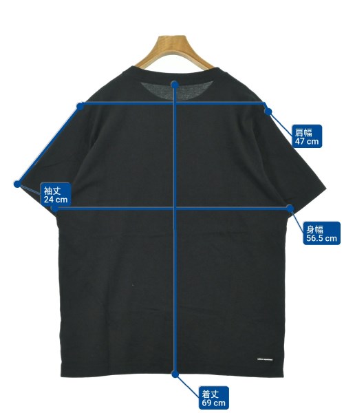 uniform experiment（ユニフォームエクスペリメント）Tシャツ・カットソー 黒 サイズ:1(S位) メンズ/2200684609096